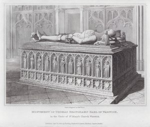 Denkmal von Thomas Beauchamp, Earl of Warwick, im Chor der St. Mary