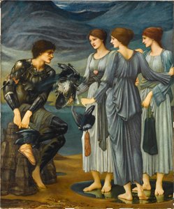 Perseus und die Meernymphen von Edward Burne-Jones
