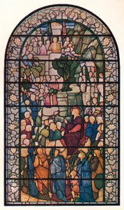 Christi Einzug in Jerusalem, Fenster in der Kirche St. Peter, Vere Street, London, um 1883 von Edward Burne Jones