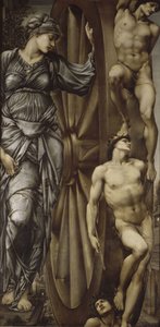 Das Rad des Schicksals von Edward Burne Jones