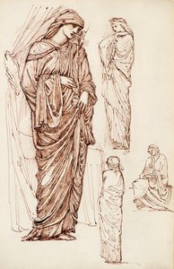 Jungfrau Maria und St. Elisabeth, bekleidete Figuren