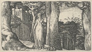Dame mit den Türmen, 1829 von Edward Calvert