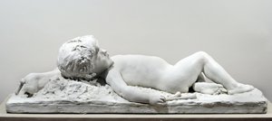 Schlafender Faun (Gips)