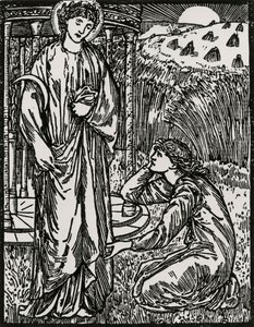 Psyche und Ceres von Edward Coley (after) Burne Jones