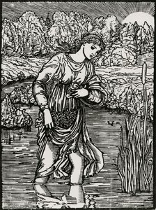 Die Aufgabe der Schilfrohre von Edward Coley (after) Burne Jones