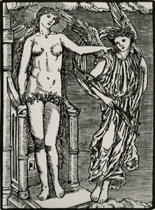 Venus schickt Amor zu Psyche von Edward Coley (after) Burne Jones
