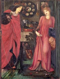 Schöne Rosamund und Königin Eleanor von Edward Burne Jones
