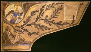 Dichter Muse - Klavierdeckel Papier von Edward Coley Burne Jones
