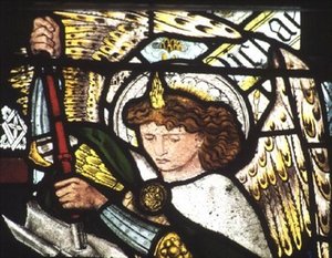 St. Michael von Edward Coley Burne Jones