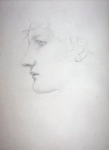 Studie eines Kopfes - Bessie Keane, um 1893