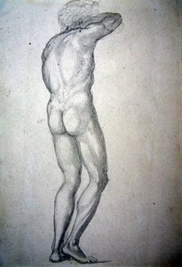Studie eines stehenden Aktes, ca. 1873