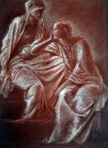 Studie weiblicher Figuren von Edward Coley Burne Jones