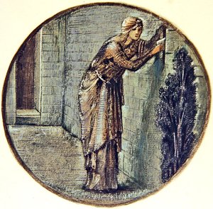 Das Blumenbuch: XXIV. Wandtryst von Edward Coley Burne Jones