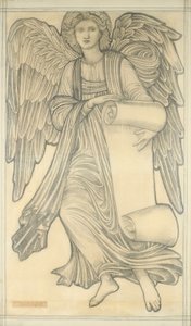 Engel mit Schriftrolle - Figur Nummer neun, 1880