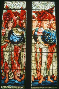 Engel der Schöpfung: der dritte und vierte Tag, 1895 von Edward Burne Jones