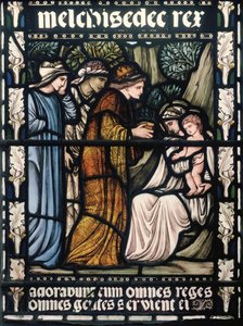 Die Anbetung der Könige (1876) von Edward Burne Jones