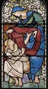 Die Nackten kleiden, 1877 von Edward Burne Jones