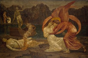 Amor und Psyche - Psyche erhält den Kasten von Proserpina