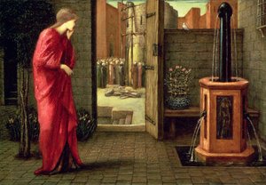 Danae beobachtet den Bau des bronzenen Turms, 1872