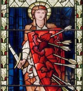 Figur der Tapferkeit, ca. 1896 von Edward Burne Jones