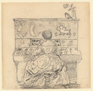 Georgiana Burne-Jones am Klavier
