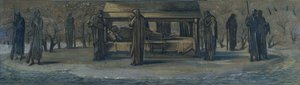 König Arthur in Avalon, ca. 1890 von Edward Coley Burne Jones