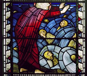 Kirkcaldy Old Kirk, Der Durchzug durch das Rote Meer, 1886 von Edward Burne Jones