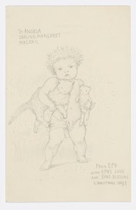 Brief an die Enkelin des Künstlers Angela Thirkell von Edward Burne Jones