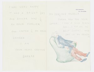 Brief an die Enkelin des Künstlers Angela Thirkell von Edward Burne Jones