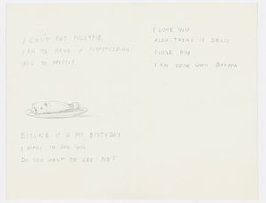 Brief an die Enkelin des Künstlers Angela Thirkell von Edward Burne Jones