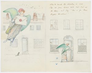 Brief an die Enkelin des Künstlers Angela Thirkell von Edward Burne Jones