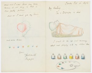 Brief an die Enkelin des Künstlers Angela Thirkell von Edward Burne Jones