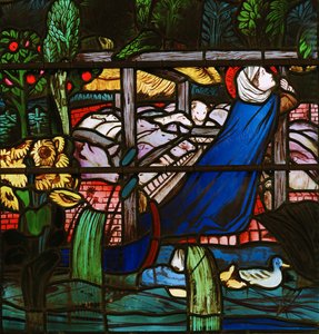 St. Frideswide (Detail) von Edward Burne Jones