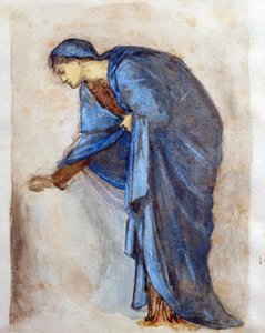 Studie für eine Figur der Jungfrau von Edward Burne Jones