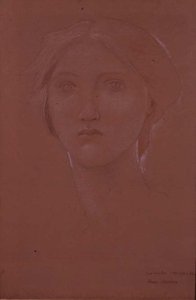Studie von Margaret Burne-Jones für 