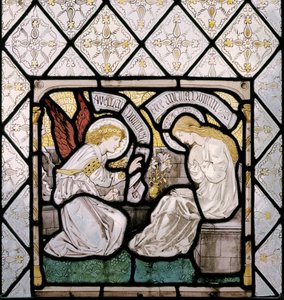 Die Verkündigung (Detail aus dem Ostfenster)