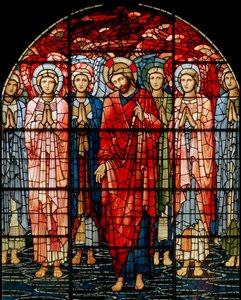 Die Himmelfahrt Fenster (Detail) von Edward Burne Jones