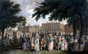 Die Promenade im St. James Park, um 1796