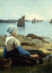 Warten auf seine Rückkehr von Edward Emerson Simmons
