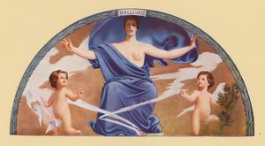 Kalliope, Muse der epischen Poesie und Beredsamkeit von Edward Emerson Simmons
