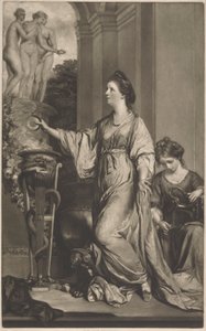 Lady Sarah Bunbury opfert den Grazien von Edward Fisher