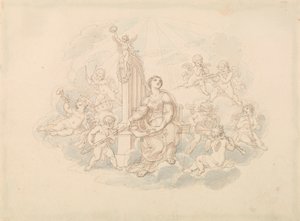 Himmlisches Orchester von Edward Francis Burney