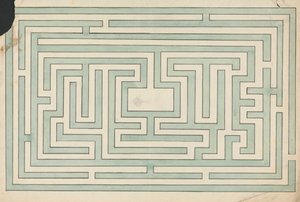 Labyrinth in Walworth, Surrey von Edward Francis Burney