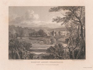 Bolton Abbey, Wharfdale von Edward Francis Finden