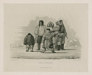 Gruppe von Eskimaux von Edward Francis Finden