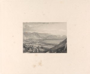 Das Tote Meer, Jericho und die Mündung des Jordan von Edward Francis Finden