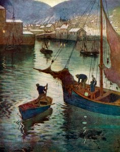 Der Hafen, Polperro, Cornwall, 1924-1926