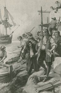 Winstanley von Piraten entführt (Lithographie)
