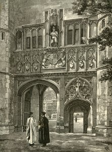 Haupttor, Trinity College, spätes 19. Jahrhundert