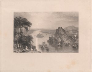 Felsen bei Colgong am Ganges von Edward Goodall